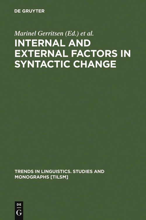 Produktbild: Internal and External Factors in Syntactic Change