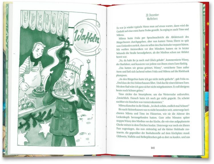 Produktbild: Die Spekulatius-Verschw&ouml;rung. Ein Weihnachtskrimi in 24 Kapiteln nach einer Idee von Jo Pestum