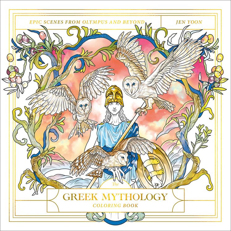 Produktbild: The Greek Mythology Coloring Book