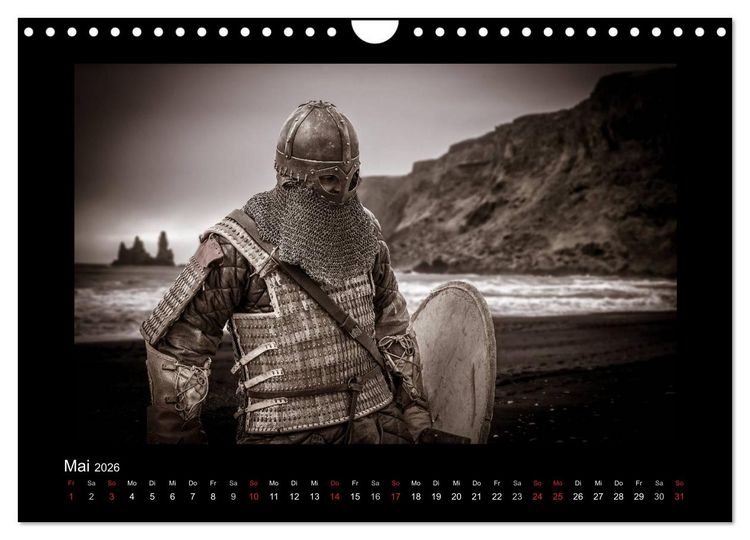 Produktbild: Wikinger und Krieger (Wandkalender 2026 DIN A4 quer), CALVENDO Monatskalender