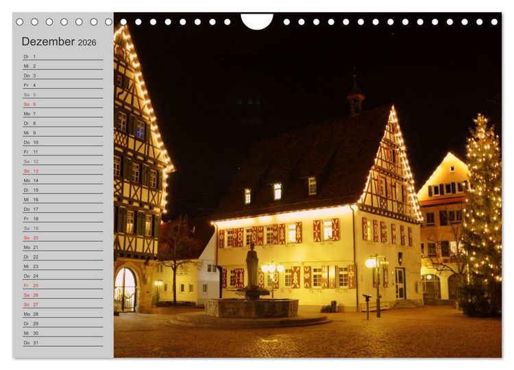 Produktbild: Pfullingen ... und Umgebung (Wandkalender 2026 DIN A4 quer), CALVENDO Monatskalender