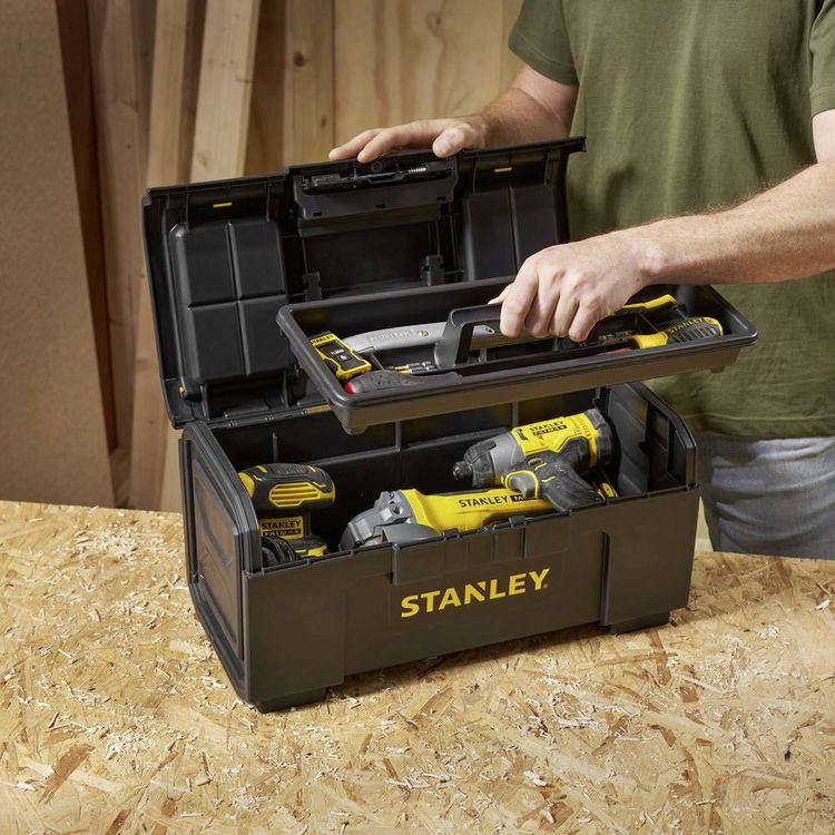 Produktbild: STANLEY 1-79-217 1-79-217 Werkzeugbox Kunststoff Schwarz, Gelb