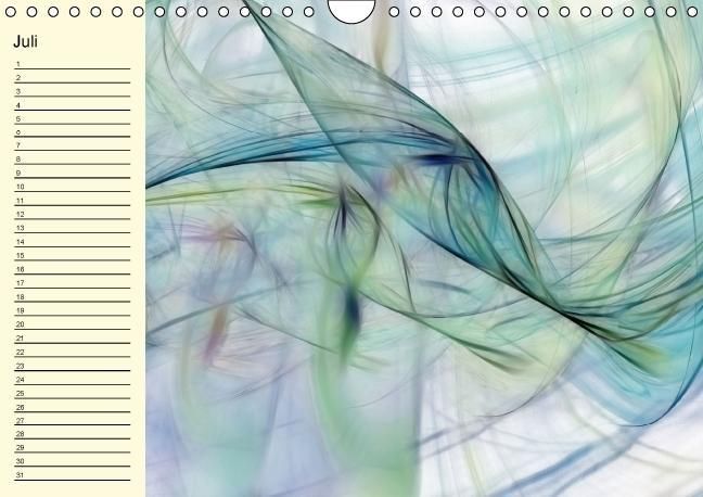Produktbild: Fraktale Kunst 2/Geburtstagskalender (Wandkalender immerw&auml;hrend DIN A4 quer)