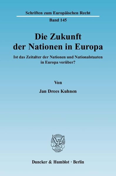 Produktbild: Die Zukunft der Nationen in Europa.