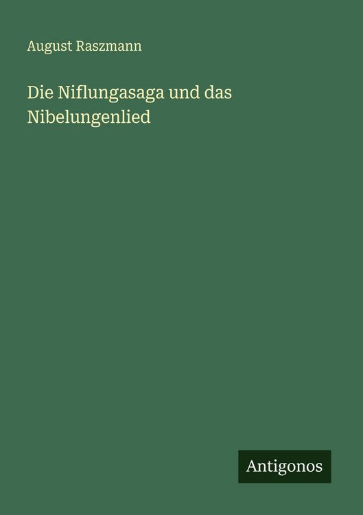 Produktbild: Die Niflungasaga und das Nibelungenlied