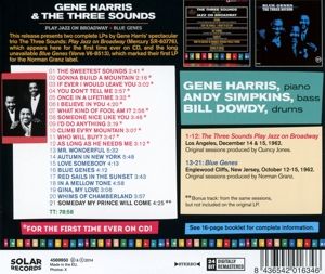 Produktbild: Harris, G: Play Jazz On Broadway/Blue Genes