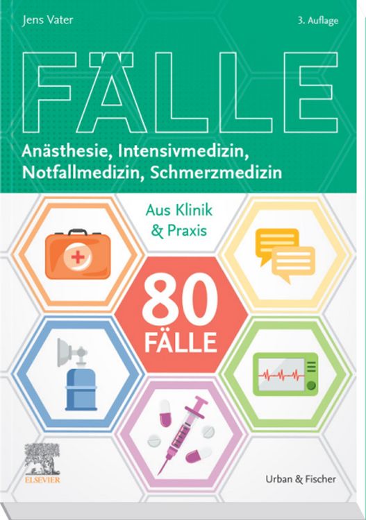 Produktbild: 80 F&auml;lle An&auml;sthesie, Intensivmedizin, Notfallmedizin, Schmerzmedizin