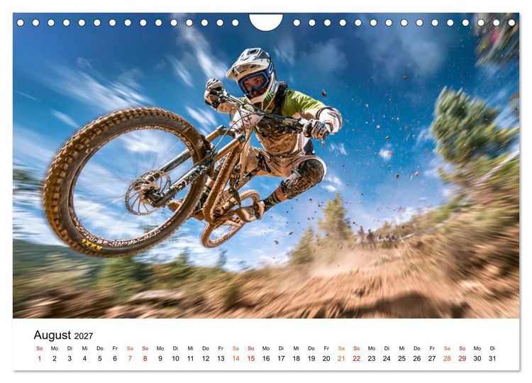 Produktbild: Mountainbike - Trails am Limit (Wandkalender 2027 DIN A4 quer), CALVENDO Monatskalender