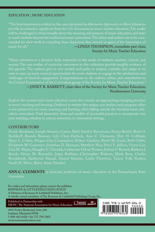 Produktbild: Alternative Approaches in Music Education