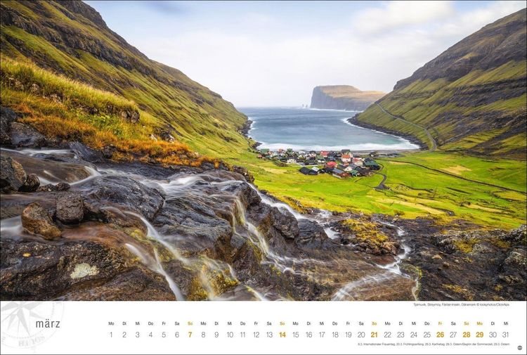 Produktbild: Skandinavien Globetrotter Kalender 2027 - Von stillen W&auml;ldern, Seen und Fjorden
