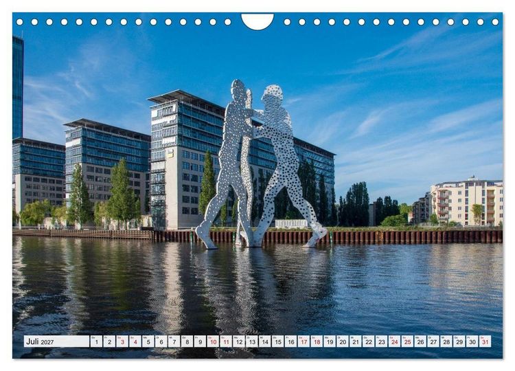 Produktbild: Bootscharter nach Berlin (Wandkalender 2027 DIN A4 quer), CALVENDO Monatskalender
