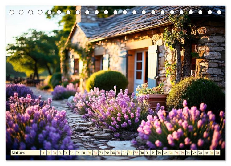 Produktbild: Provence Urlaubstr&auml;ume (Tischkalender 2026 DIN A5 quer), CALVENDO Monatskalender