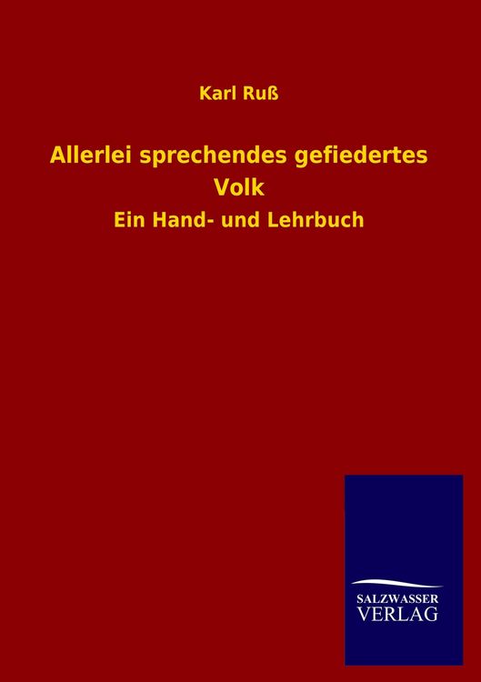 Produktbild: Allerlei sprechendes gefiedertes Volk