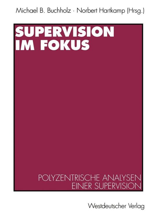 Produktbild: Supervision im Fokus