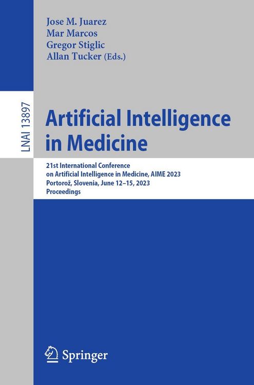 Produktbild: Artificial Intelligence in Medicine