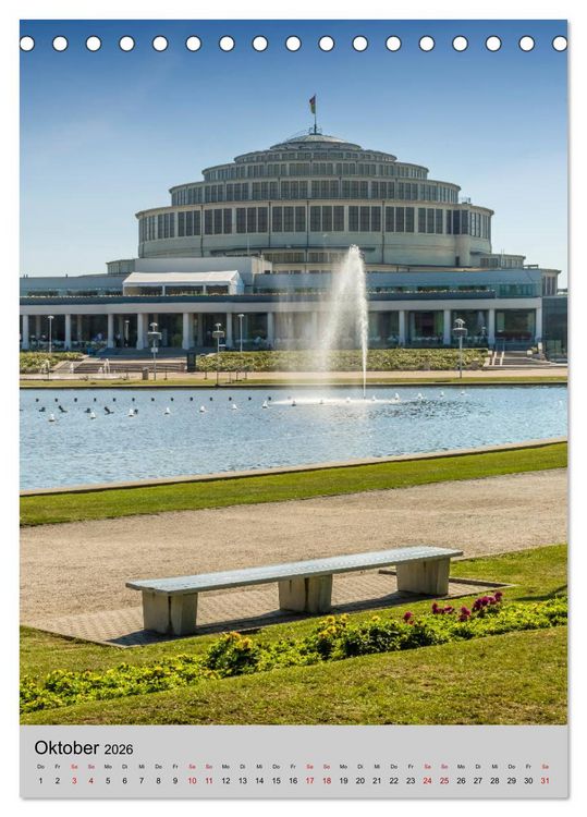 Produktbild: BRESLAU Historisches Stadtherz (Tischkalender 2026 DIN A5 hoch), CALVENDO Monatskalender