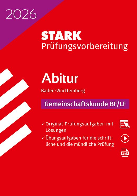 Produktbild: STARK Gemeinschaftskunde - Abitur 2026 BW - Prüfungsvorbereitung