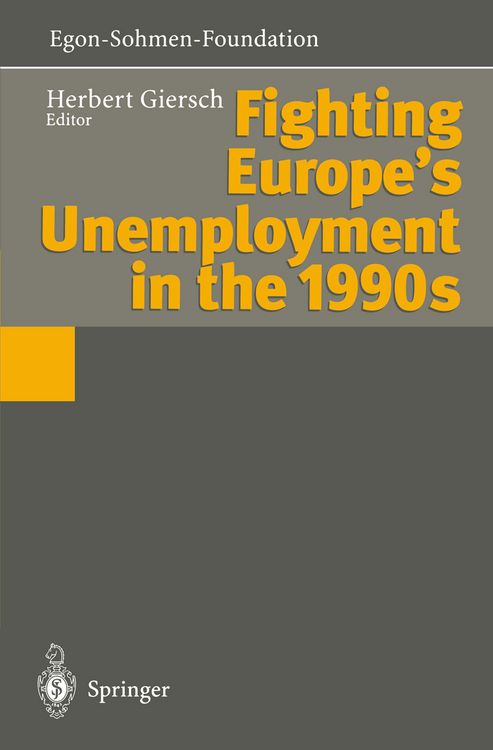Produktbild: Fighting Europe&rsquo;s Unemployment in the 1990s