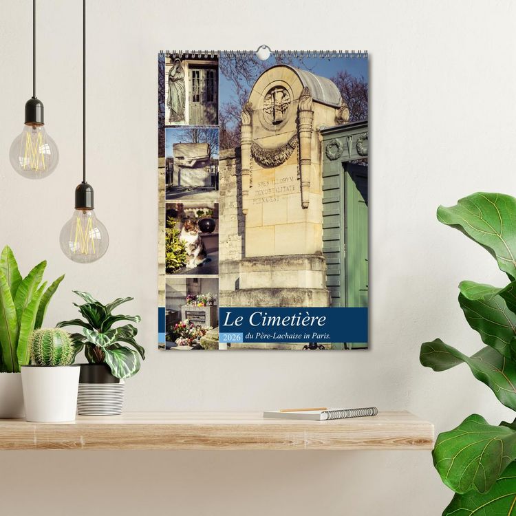 Produktbild: Le Cimeti&egrave;re du P&egrave;re-Lachaise in Paris (Wandkalender 2026 DIN A3 hoch), CALVENDO Monatskalender