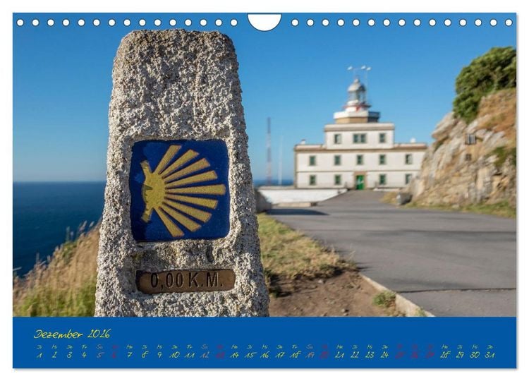 Produktbild: Camino 2026 (Wandkalender 2026 DIN A4 quer), CALVENDO Monatskalender