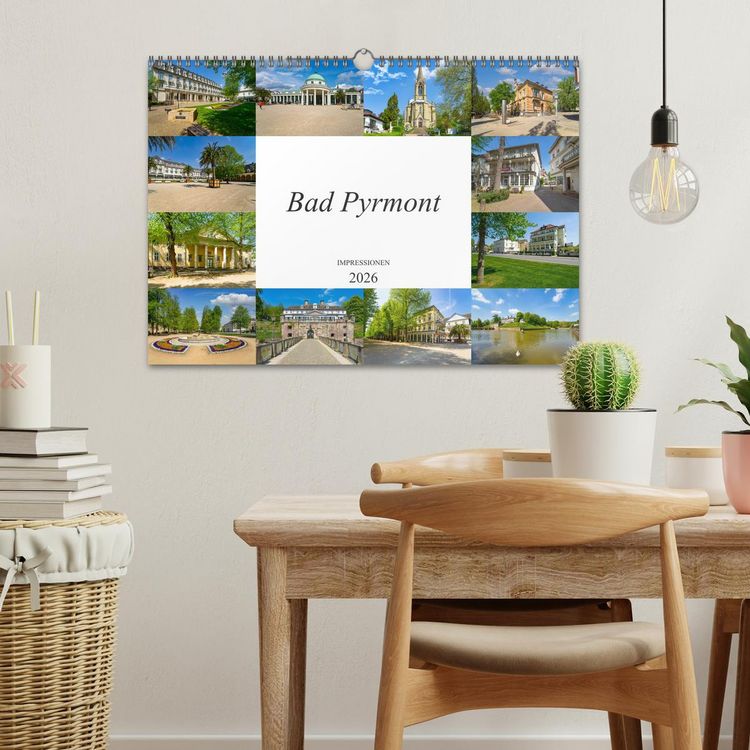 Produktbild: Bad Pyrmont Impressionen (Wandkalender 2026 DIN A3 quer), CALVENDO Monatskalender