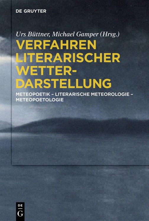 Produktbild: Verfahren literarischer Wetterdarstellung