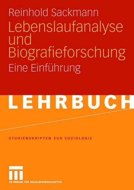 Produktbild: Lebenslaufanalyse und Biografieforschung