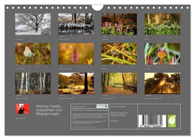 Produktbild: Wahner Heide - Aussichten und Begegnungen (Wandkalender 2026 DIN A4 quer), CALVENDO Monatskalender