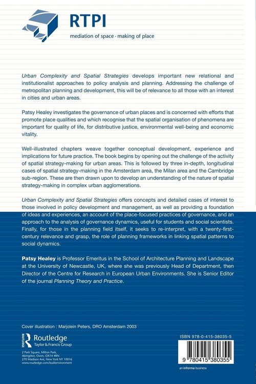 Produktbild: Urban Complexity and Spatial Strategies