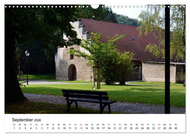 Produktbild: KLOSTER PFORTA (Wandkalender 2026 DIN A3 quer), CALVENDO Monatskalender