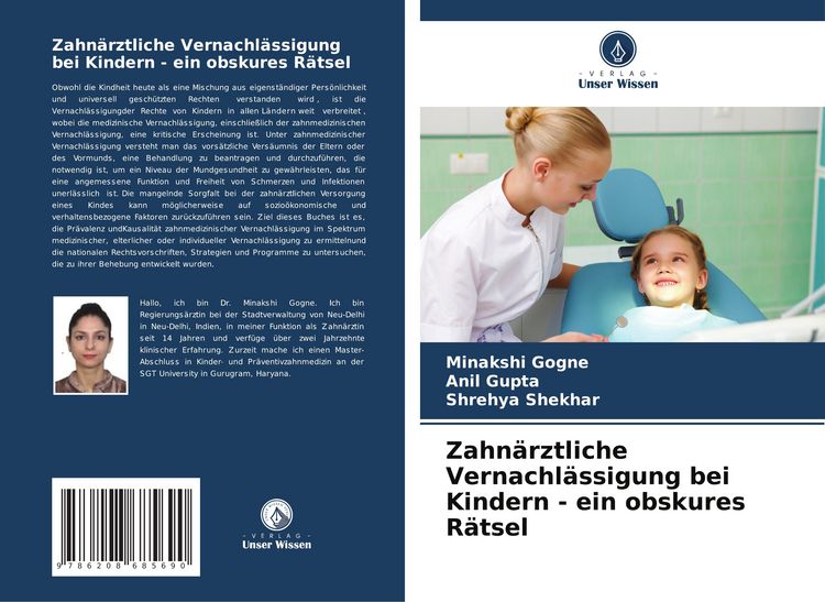 Produktbild: Zahn&auml;rztliche Vernachl&auml;ssigung bei Kindern - ein obskures R&auml;tsel