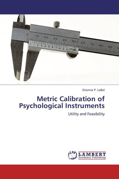Produktbild: Metric Calibration of Psychological Instruments