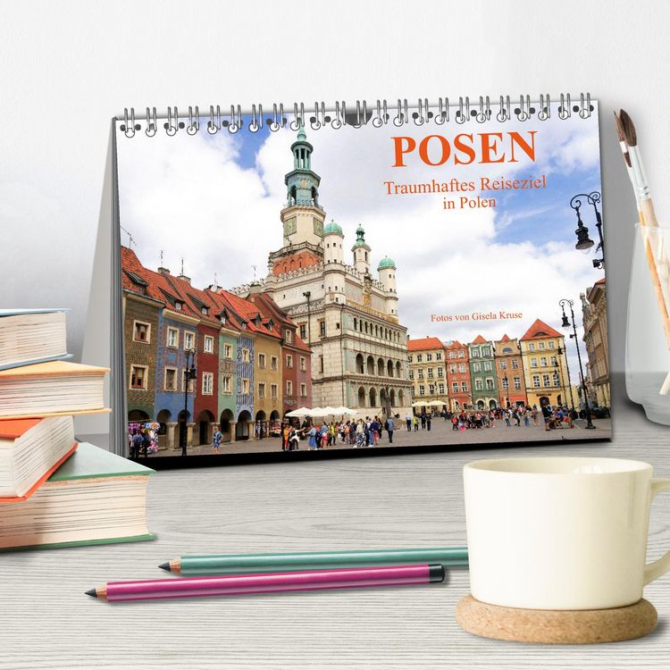 Produktbild: Posen - Traumhaftes Reiseziel in Polen (Tischkalender 2026 DIN A5 quer), CALVENDO Monatskalender