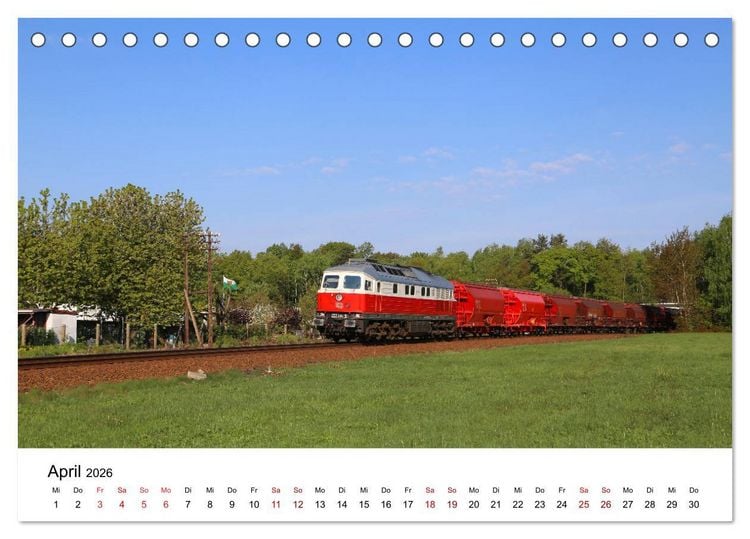Produktbild: Eisenbahnen in Ostsachsen 2026 (Tischkalender 2026 DIN A5 quer), CALVENDO Monatskalender