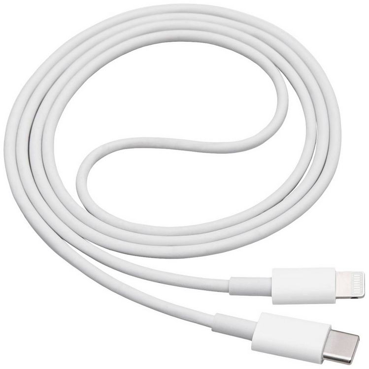 Produktbild: Akyga USB-Kabel USB-C&reg; Stecker, Apple Lightning Stecker 1.00m Wei&szlig; AK-USB-35