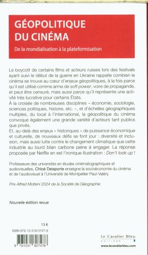 Produktbild: G&eacute;opolitique du cin&eacute;ma : de la mondialisation &agrave; la plateformisation