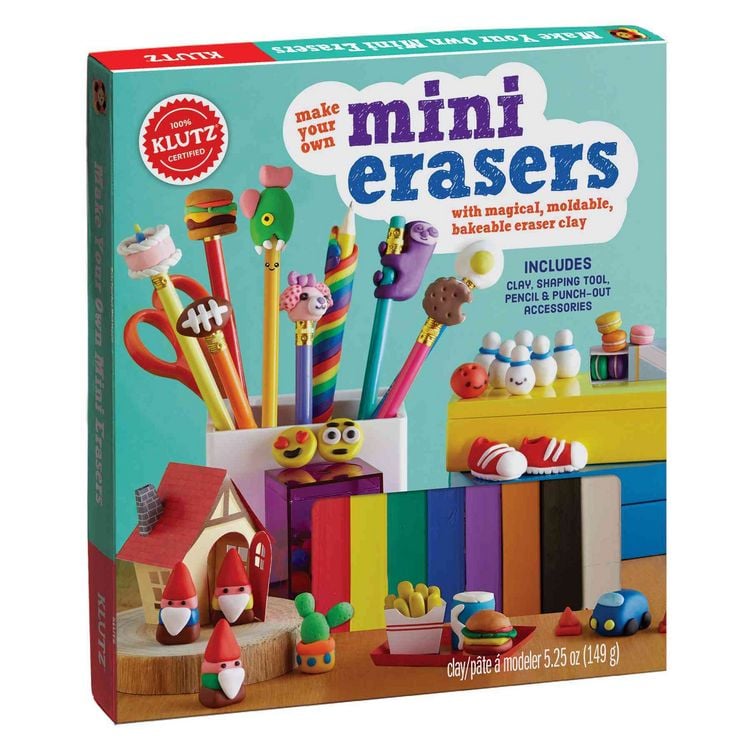 Produktbild: Make Your Own Mini Erasers Kit: With Magical, Moldable, Bakeable Eraser Clay