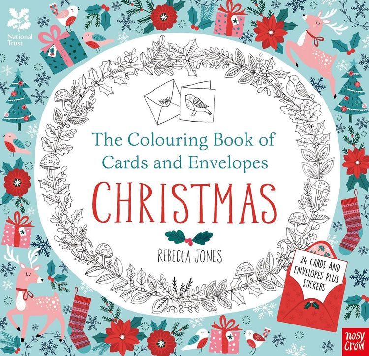 Produktbild: National Trust: The Colouring Book of Cards and Envelopes - Christmas