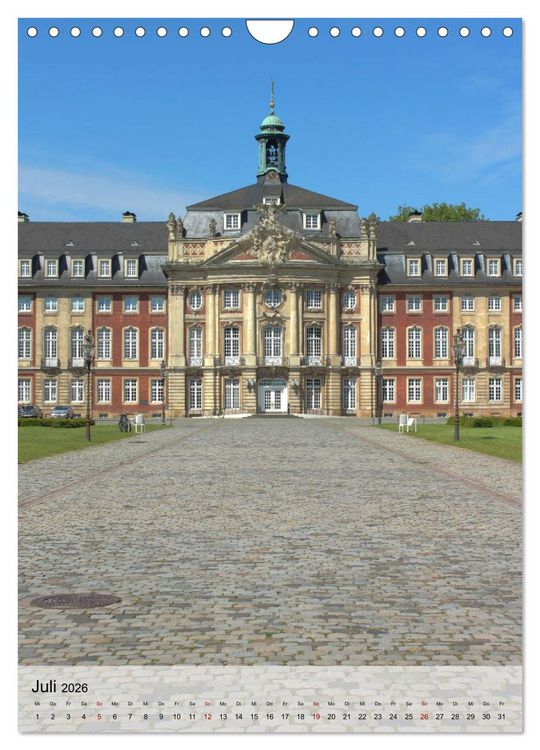 Produktbild: Historisches M&uuml;nster (Wandkalender 2026 DIN A4 hoch), CALVENDO Monatskalender