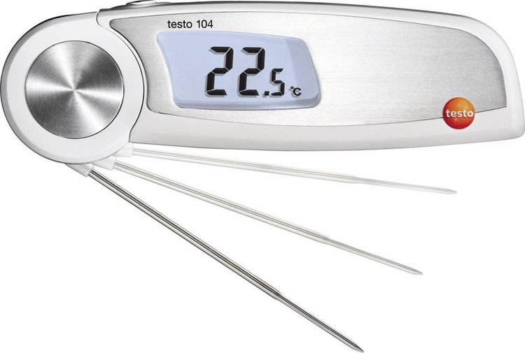 Produktbild: testo 104 Einstichthermometer (HACCP) Messbereich Temperatur -50 bis 250 &deg;C F&uuml;hler-Typ NTC HACCP-konform