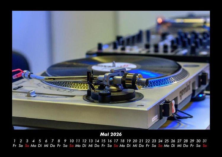Produktbild: Musik 2026 Fotokalender DIN A3
