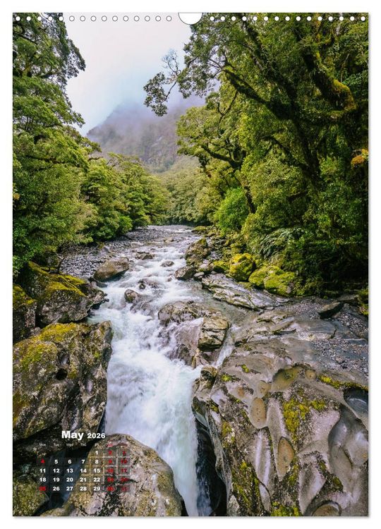 Produktbild: Discover New Zealand (Wall Calendar 2026 DIN A3 portrait), CALVENDO 12 Month Wall Calendar