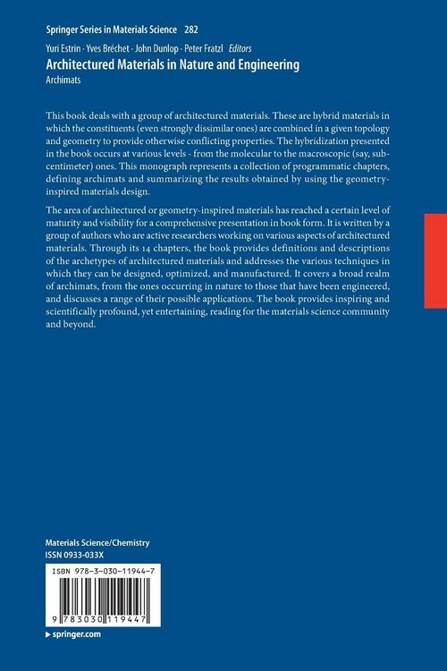 Produktbild: Architectured Materials in Nature and Engineering