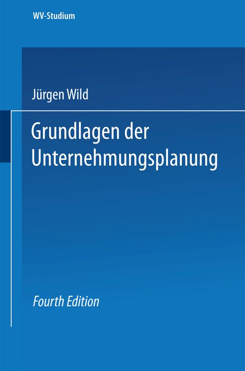 Produktbild: Grundlagen der Unternehmungsplanung