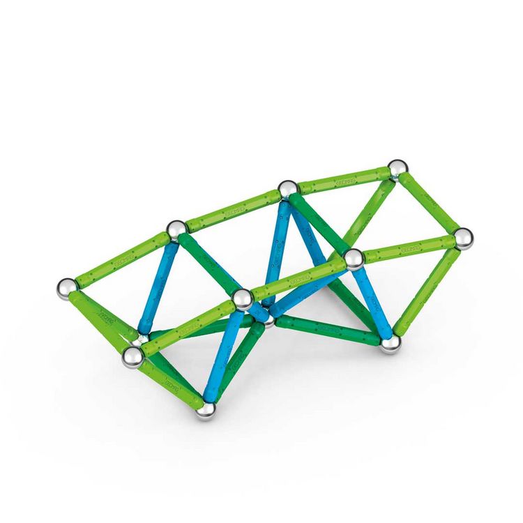 Produktbild: Invento 507035 - Geomag Classic Green Line Recycled 60 pcs, Magnetischer Baukasten, Magnetspielzeuge