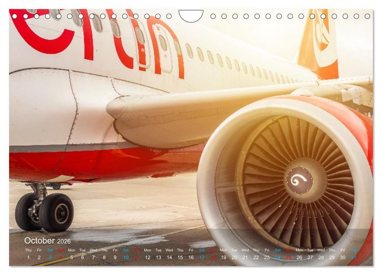 Produktbild: AVIATION MOMENTS 2026 (Wall Calendar 2026 DIN A4 landscape), CALVENDO 12 Month Wall Calendar