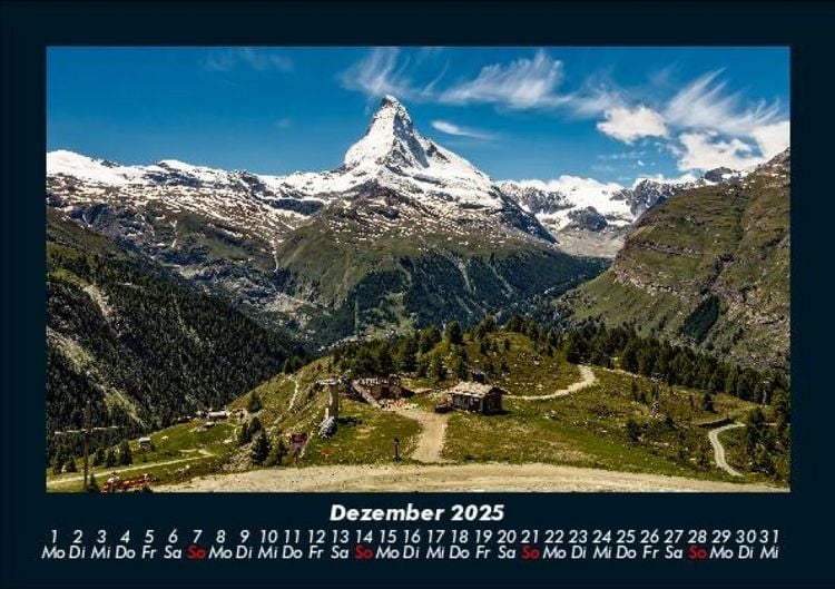 Produktbild: Landschaftskalender 2025 Fotokalender DIN A5