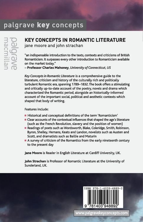 Produktbild: Key Concepts in Romantic Literature