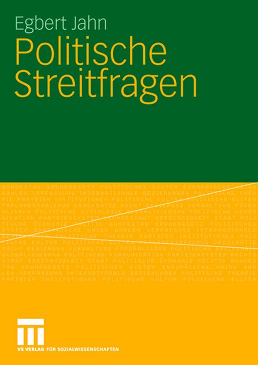 Produktbild: Politische Streitfragen