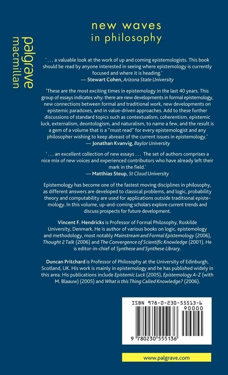 Produktbild: New Waves in Epistemology
